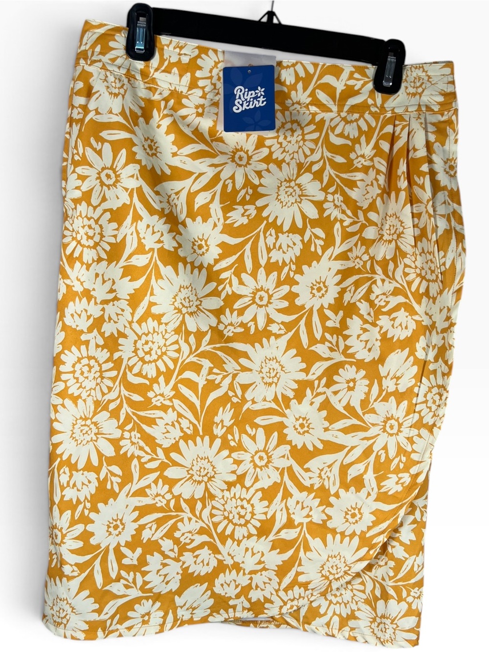 RipSkirt Hawaii Saffron Sun Length 3 Wrap Skirt M NWT Beach RN142231-J Resort